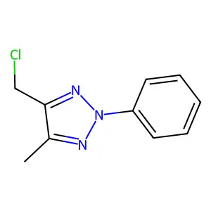 4-(Chloromethyl)-5-methyl-2-phenyl-2H-1,2,3-triazole structure