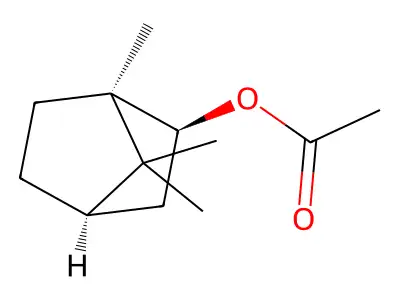 (1R,2S,4R)-(+)-Bornyl acetate structure