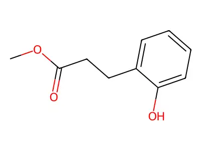 Methyl 3-(2-hydroxyphenyl)propionate structure