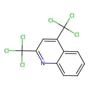 2,4-Bis(trichloromethyl)quinoline structure