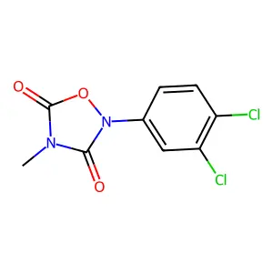 2-(3,4-二氯苯基)-4-甲基-1,2,4-噁二唑烷-3,5-二酮 structure