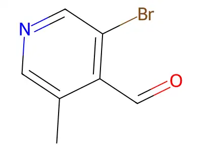 3-Bromo-5-methylpyridine-4-carboxaldehyde structure