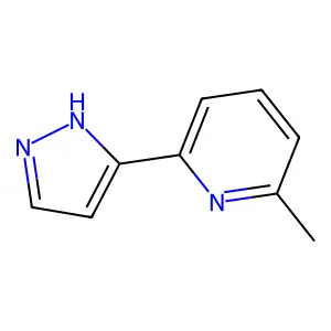 2-methyl-6-(1H-pyrazol-3-yl)pyridine structure