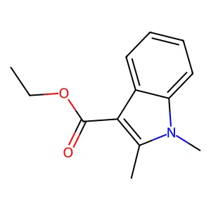 Ethyl 1,2-dimethyl-1H-indole-3-carboxylate structure