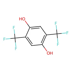 2,5-Bis(trifluoromethyl)benzene-1,4-diol structure
