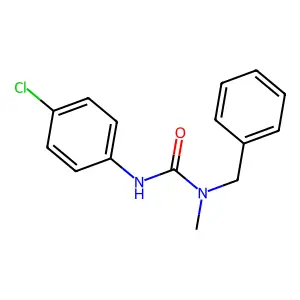N-benzyl-N'-(4-chlorophenyl)-N-methylurea structure