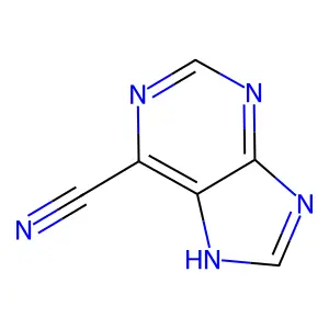 9H-嘌呤-6-甲腈 structure