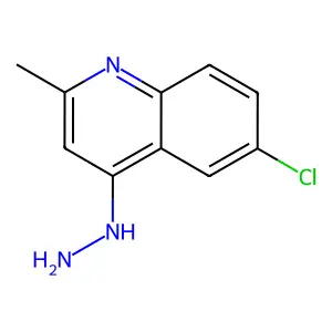 (6-Chloro-2-methylquinolin-4-yl)hydrazine structure