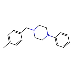 1-[(4-Methylphenyl)methyl]-4-phenylpiperazine structure