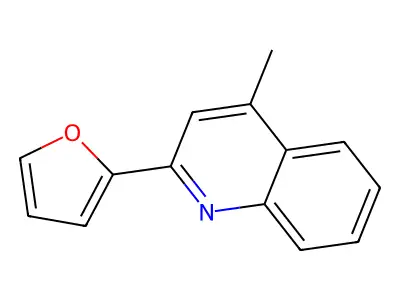 2-(Furan-2-yl)-4-methylquinoline structure
