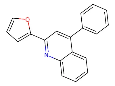 2-(Furan-2-yl)-4-phenylquinoline structure