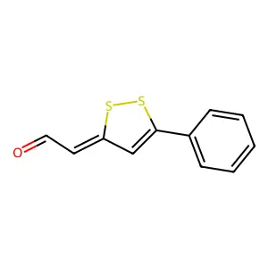(5-Phenyl-3h-1,2-dithiol-3-ylidene)acetaldehyde structure