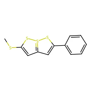 2-Methylthio-5-phenyl-6a-thiathiophthene structure