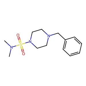 4-苄基-N,N-二甲基哌嗪-1-磺酰胺 structure
