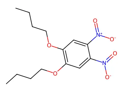 1,2-Dibutoxy-4,5-dinitrobenzene structure