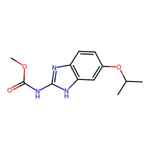 5-异丙氧基-2-苯并咪唑氨基甲酸甲酯 structure