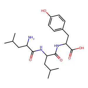 Leucylleucyltyrosine structure