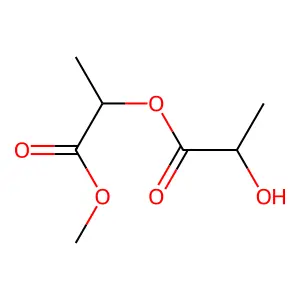 Methyl lactoyllactate structure