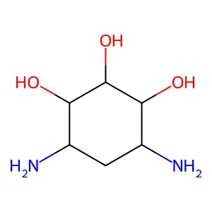 4,6-Diaminocyclohexane-1,2,3-triol structure