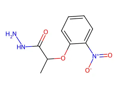 2-(2-Nitrophenoxy)propanohydrazide structure
