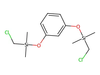 1,3-Bis(chloromethyldimethylsiloxy)benzene structure