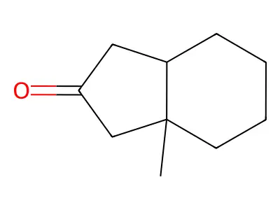 2H-Inden-2-one, octahydro-3a-methyl-, cis- structure
