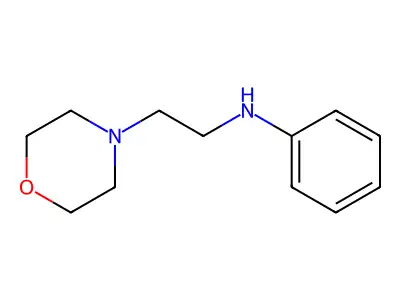 N-[2-(morpholin-4-yl)ethyl]aniline structure