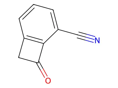 8-Oxobicyclo[4.2.0]octa-1(6),2,4-triene-2-carbonitrile structure