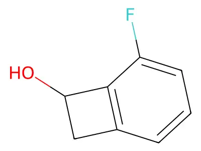 5-Fluorobicyclo[4.2.0]octa-1(6),2,4-trien-7-ol structure