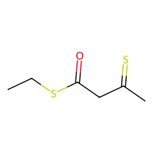 S-Ethyl 3-thioxobutanethioate structure