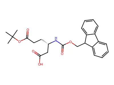 Fmoc-beta-Hoglu(Otbu)-OH structure