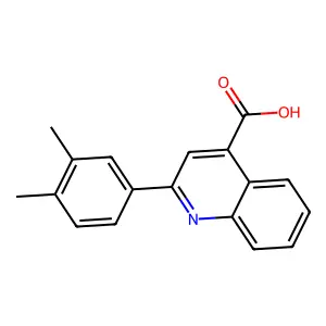 2-(3,4-Dimethylphenyl)quinoline-4-carboxylic acid structure