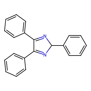 2,4,5-triphenyl-2H-imidazole structure