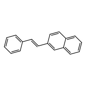 2-[(E)-2-Phenylethenyl]naphthalene structure