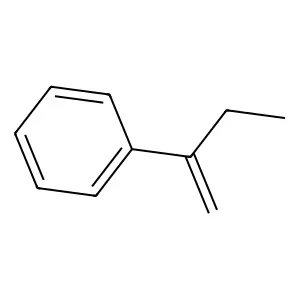 Benzene, (1-methylenepropyl)- structure