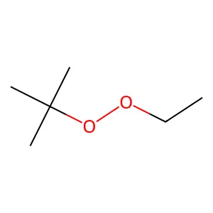 1,1-二甲基乙基乙基过氧化物 structure