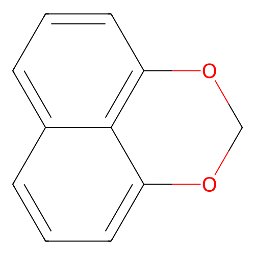 peri-Naphtho-1,3-dioxin structure
