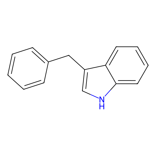 3-Benzyl-1H-indole structure