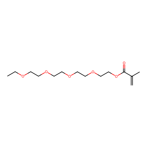 3,6,9,12-Tetraoxatetradec-1-yl 2-methyl-2-propenoate structure