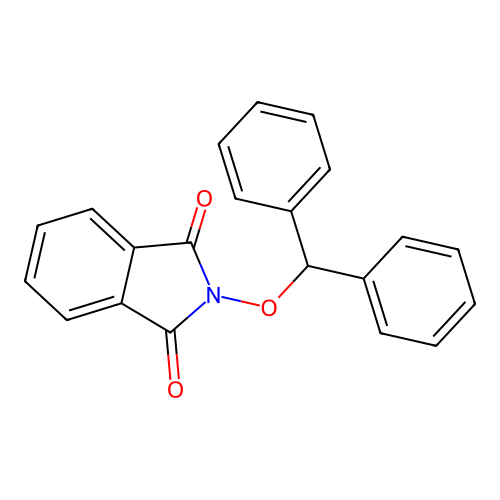 N-Benzhydryloxyphthalimide structure