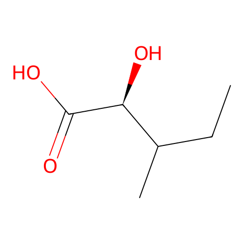 Pentanoic acid, 2-hydroxy-3-methyl-, (2S)- structure