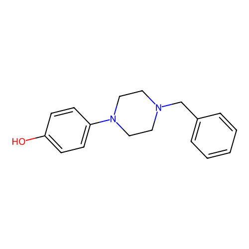 4-(4-Benzylpiperazin-1-yl)phenol structure