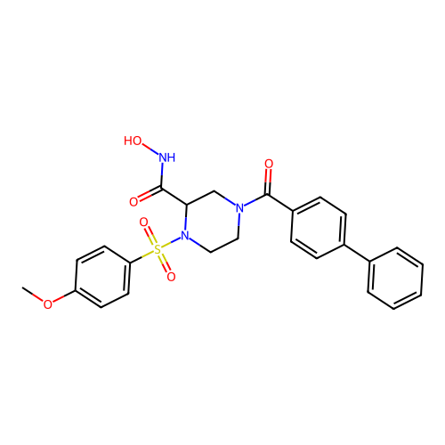 MMP-9/MMP-13 Inhibitor I structure