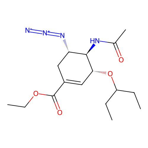 5-Azido Oseltamivir structure