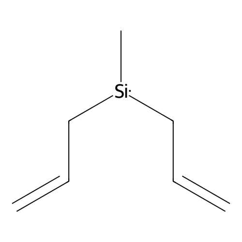 Methyldiallylsilane structure