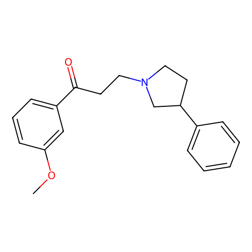 1-(3-Methoxyphenyl)-3-(3-phenylpyrrolidin-1-yl)propan-1-one structure