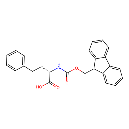 (2S)-2-({[(9H-fluoren-9-yl)methoxy]carbonyl}amino)-4-phenylbutanoic acid structure