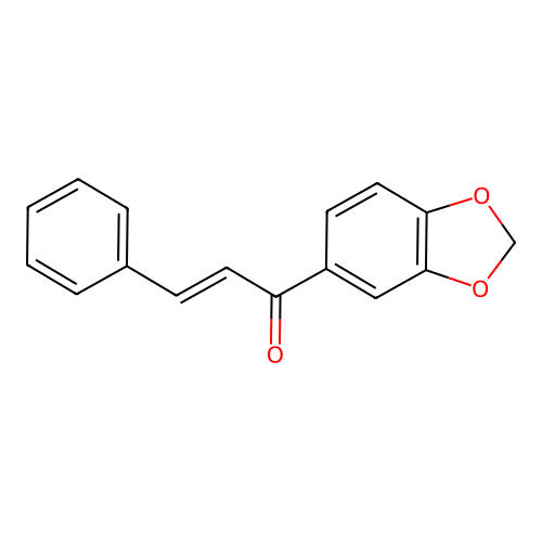 1-(1,3-Benzodioxol-5-yl)-3-phenylprop-2-en-1-one structure