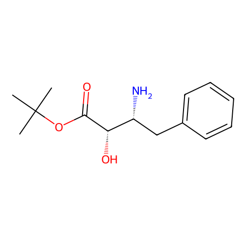 tert-butyl (2S,3R)-3-amino-2-hydroxy-4-phenylbutanoate structure