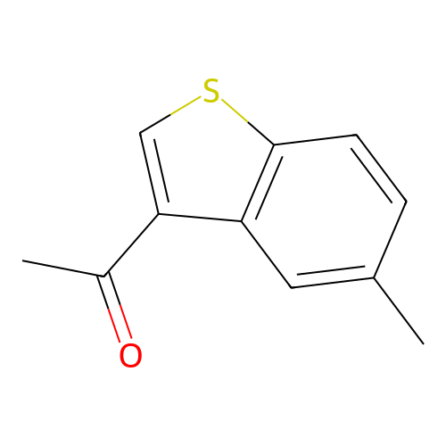 3-Acetyl-5-methylbenzo(b)thiophene structure